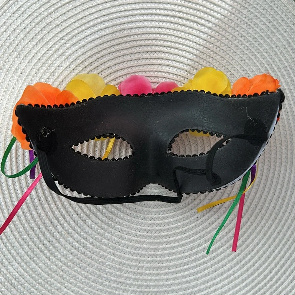 Flowered Masquerade Mask